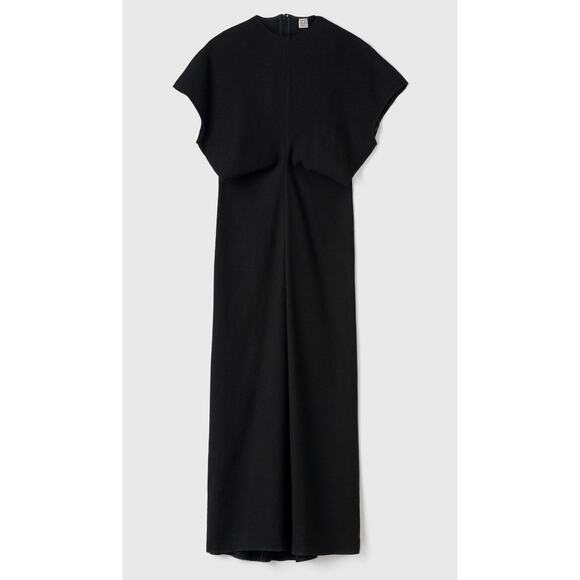 Toteme Slouch waist basketweave dress black - Picture 5 of 7